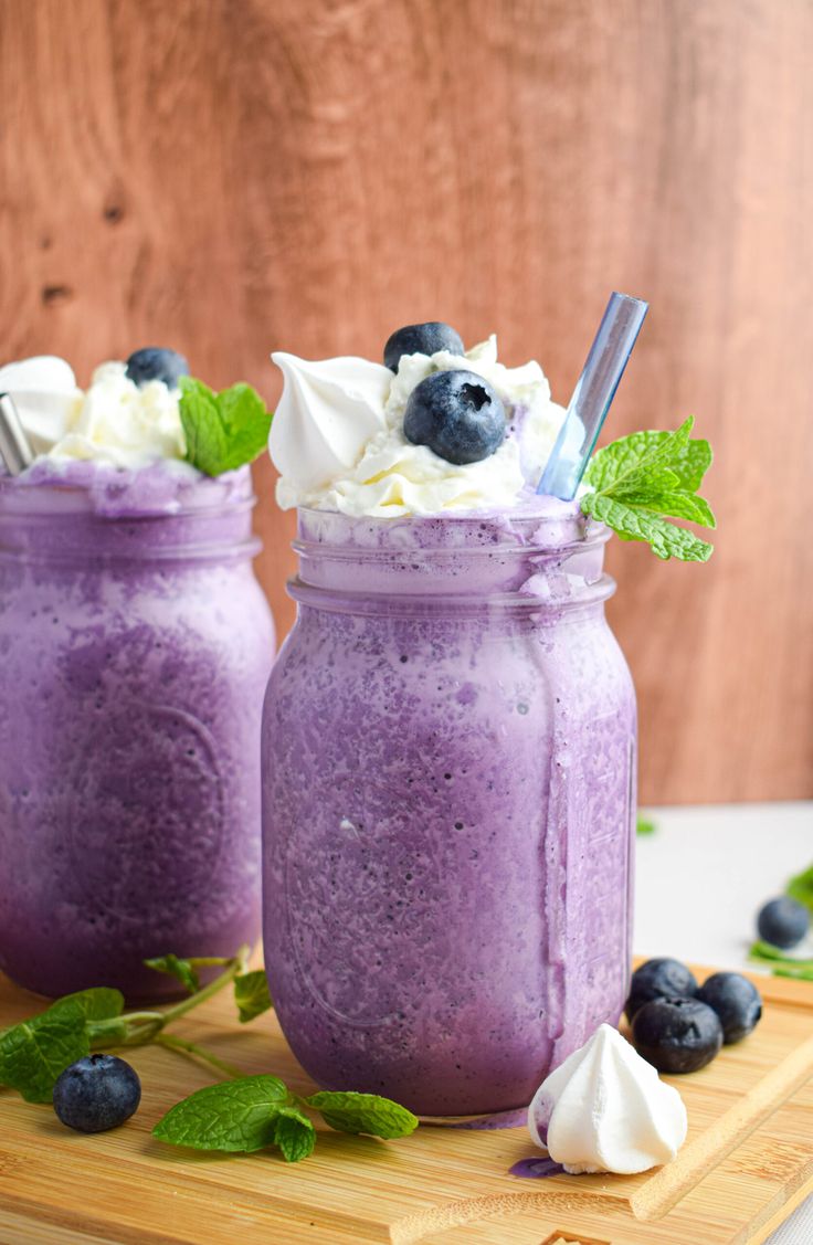 Milkshake de Blueberry
